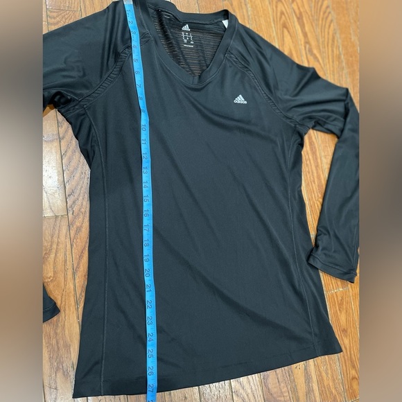 Adidas Black and Brown Striped Long Sleeve Top - Picture 5 of 12